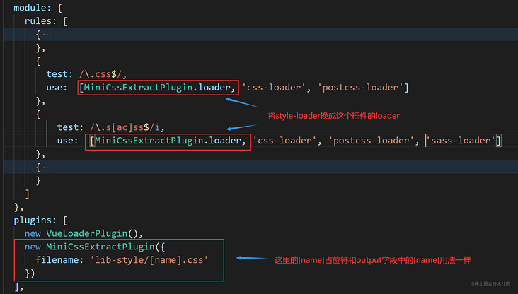 webpack抽离css